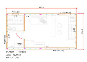 Plan kit maison bois taille L