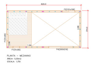 Plan kit maison bois taille L