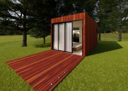 Maison kit taille S en bois exotique