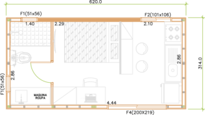Plan maison kit taille S